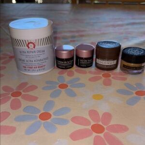 First Aid Beauty Ultra Repair Cream 6 oz plus moisturizer and lip mask and scrub